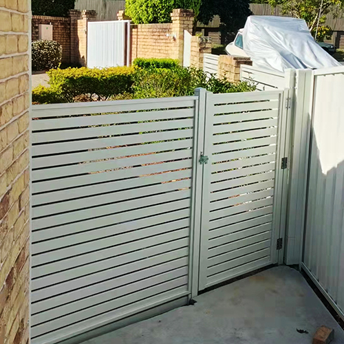 Aluminum Slat Gate-Pedestrian Gate-ACMG-Experts In Residential ...
